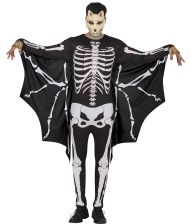 Flagermus skelet kostume til voksne.