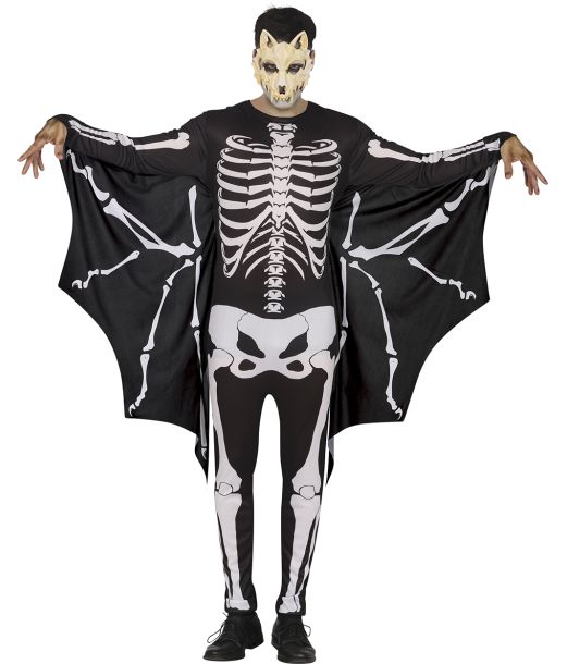 Flagermus skelet kostume til voksne.
