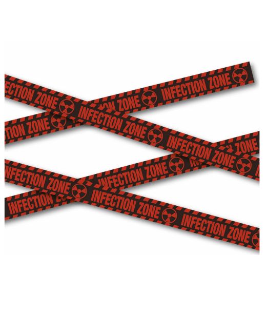 Afspærringsbånd Infection Zone, 6 m