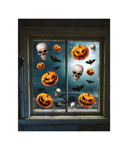 Halloween stickers, 3 ark