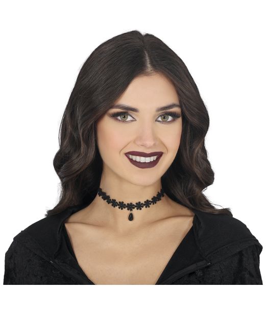 Choker med sort sten