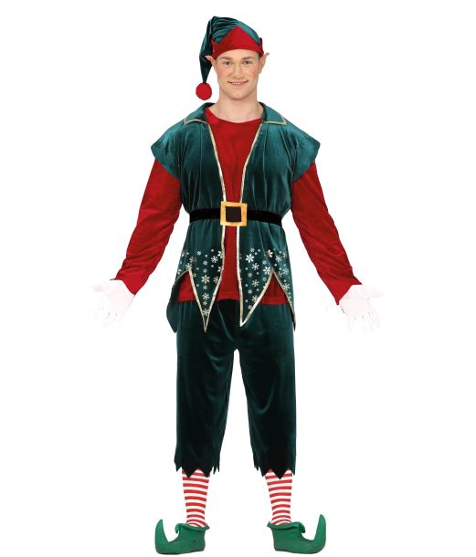 Julemandens hjælper kostume til mænd