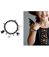 Sort halloween armbånd