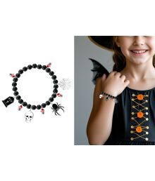 Sort halloween armbånd
