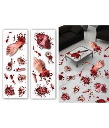 Blodige lemmer stickers, 2 ark