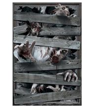 Zombie vinduesdekoration