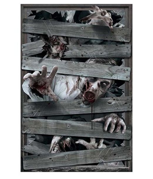 Zombie vinduesdekoration