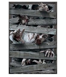 Zombie vinduesdekoration