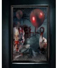 Klovn vinduesdekoration