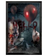 Klovn vinduesdekoration