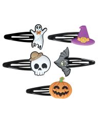 Halloween hårspænder, 5 stk