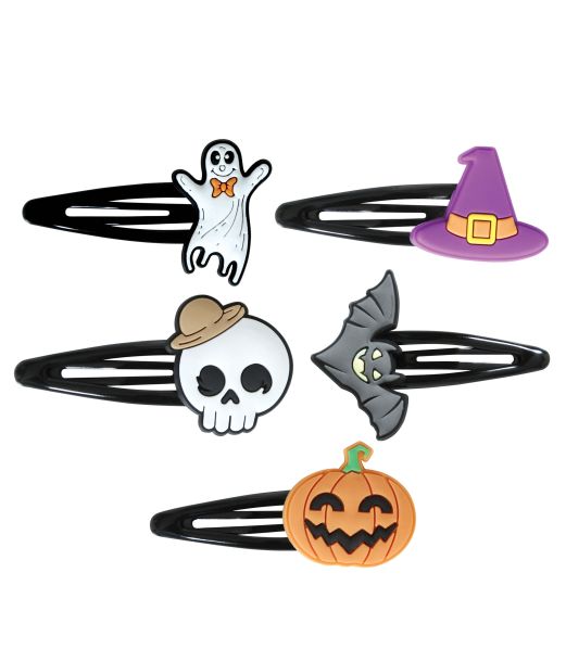 Halloween hårspænder, 5 stk