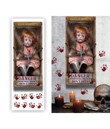 Killer doll stickers, 25 x 70 cm