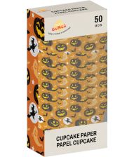 Græskar muffinforme, 50 stk