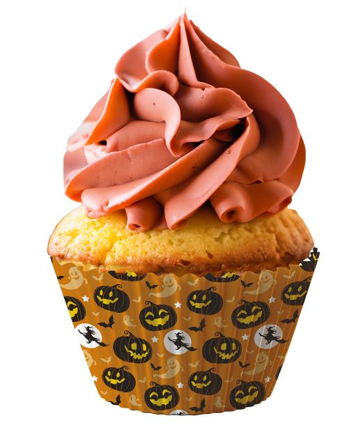 Græskar muffinforme, 50 stk