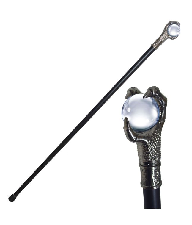 Stok med kugle i klo, 93 cm