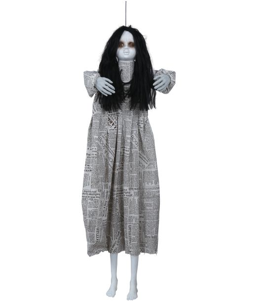 Uhyggelig hængende pige