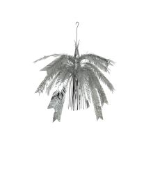 Sølv metallic ophæng, 60 cm
