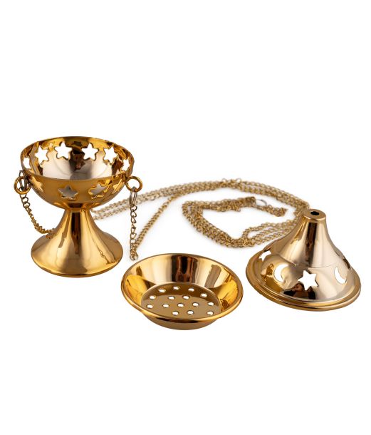 Røgelsebrænder, guld