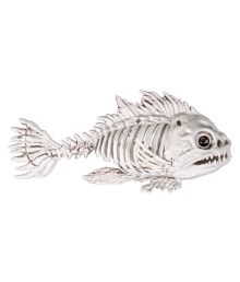 Fiskeskelet til halloween.