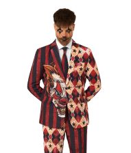 Scary red Cown jakkesæt