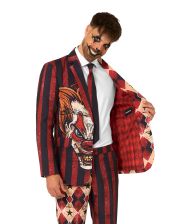 Scary red Cown jakkesæt