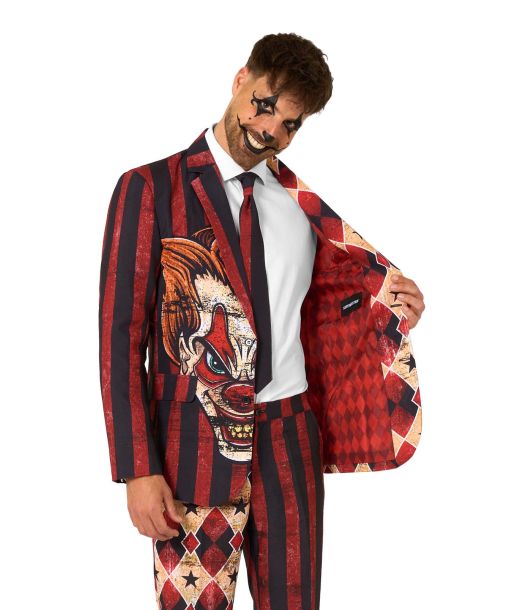 Scary red Cown jakkesæt