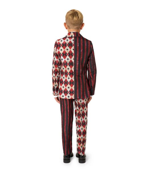 Scary red Clown jakkesæt til drenge