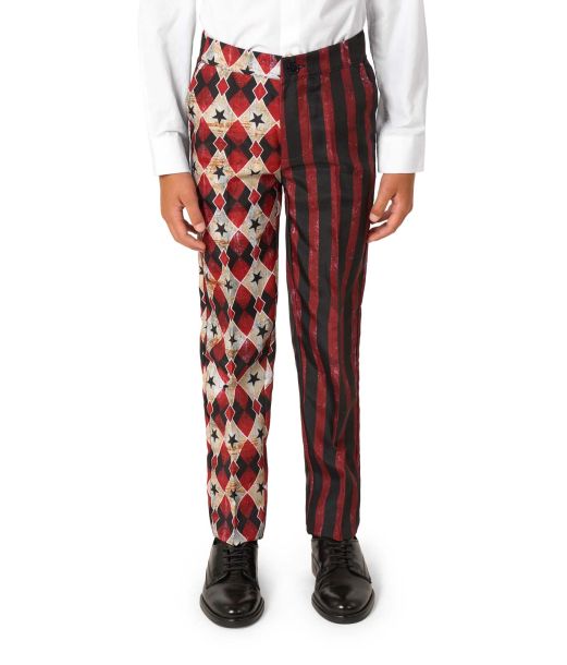 Scary red Clown jakkesæt til drenge