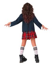 Zombie skolepige kostume