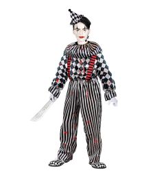 Ond Harlekin kostume til drenge