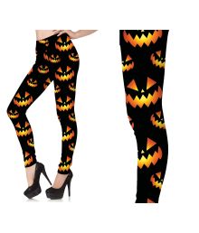 Græskar leggings til halloween