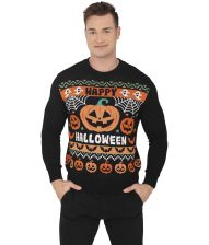 Halloween græskar bluse til mænd