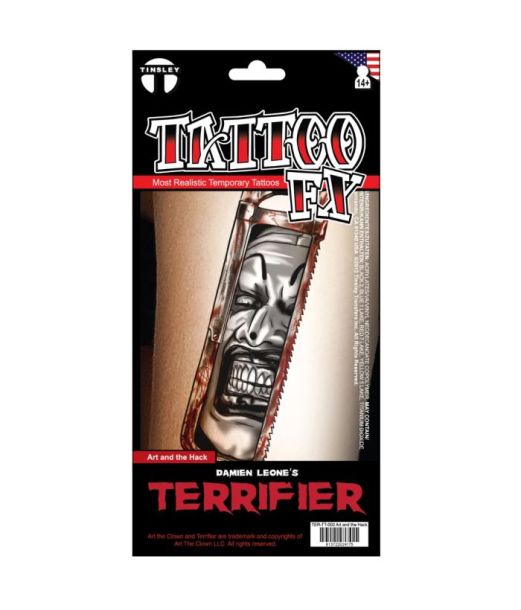 Hacksaw tatovering