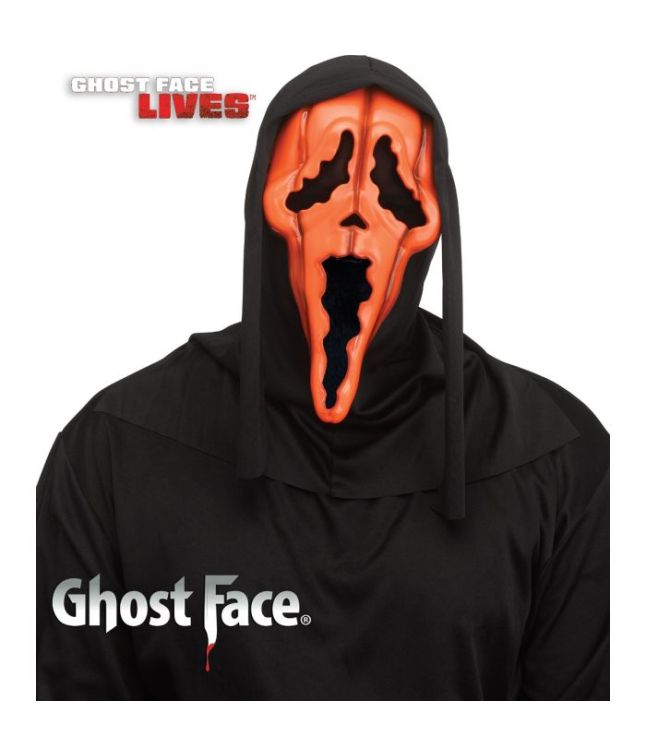 Græskar Ghost Face maske
