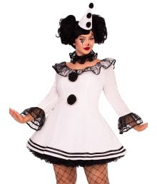 Pierrot Clown kostume, Plus