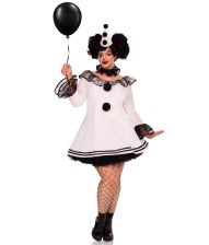 Pierrot Clown kostume, Plus
