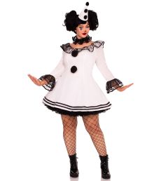 Pierrot Clown kostume, Plus
