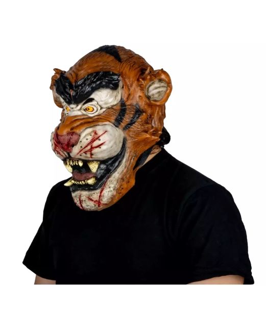 Blodig tiger maske