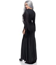 Gotisk sort lang kjole