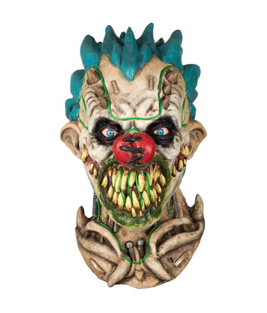 Clown spikes maske med LED lys