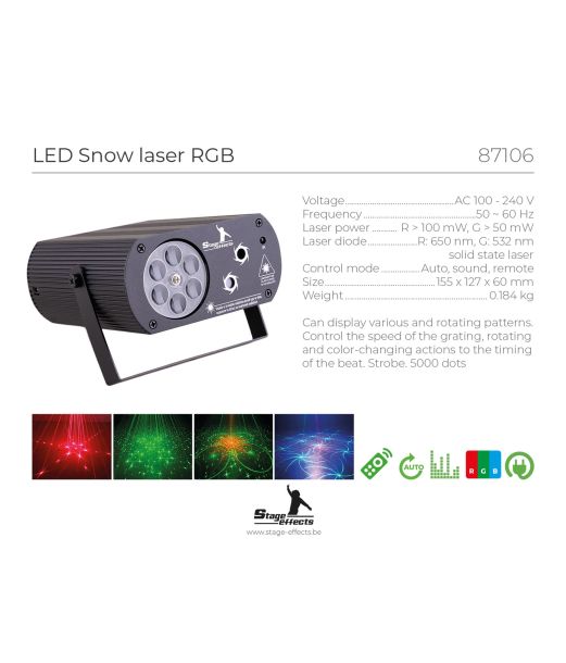 LED Sne laser
