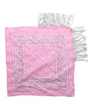 Pink bandana med glitter