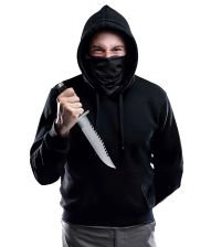 Stor takket kniv 40 cm