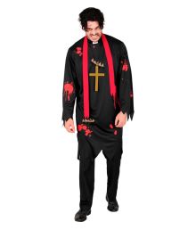Zombie præst kostume