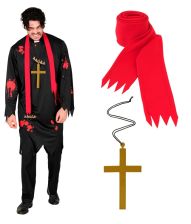 Zombie præst kostume