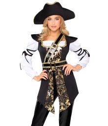 Buccaneer Babe kostume fra Leg Avenue