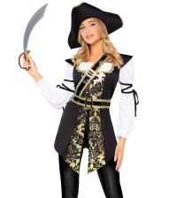 Buccaneer Babe kostume fra Leg Avenue