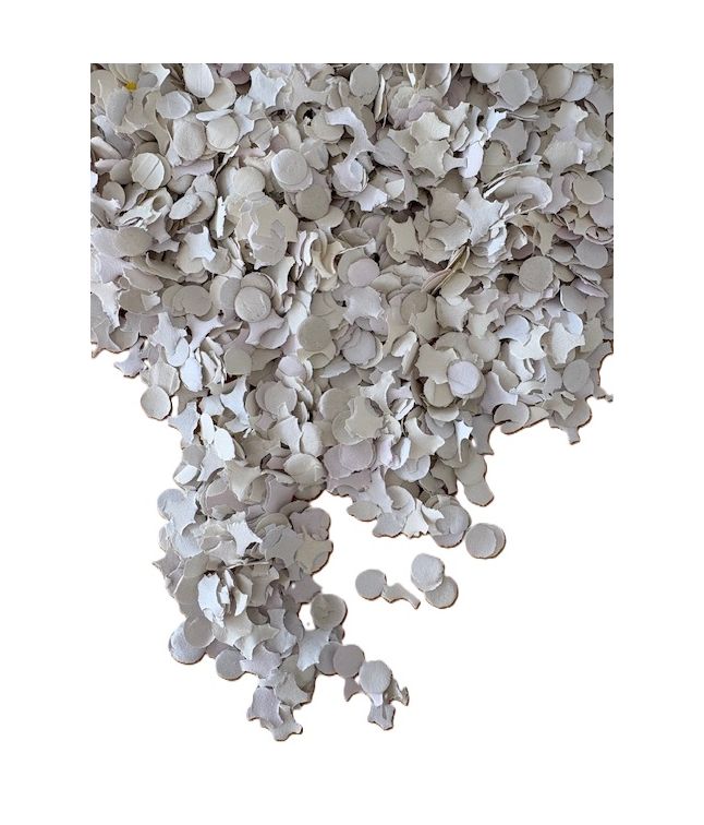 Hvid konfetti 100 g