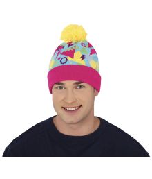Pink og turkis 80er hue Pink og turkis 80er hue